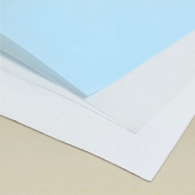 Large scale double sided adhesive sheet
