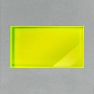 Fluorescent green light-gathering acrylic sheet