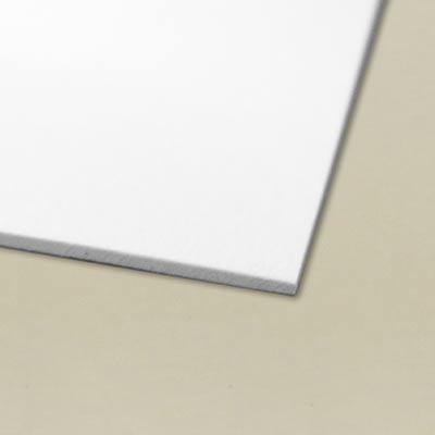 White A4 mount board card for modelmaking & display