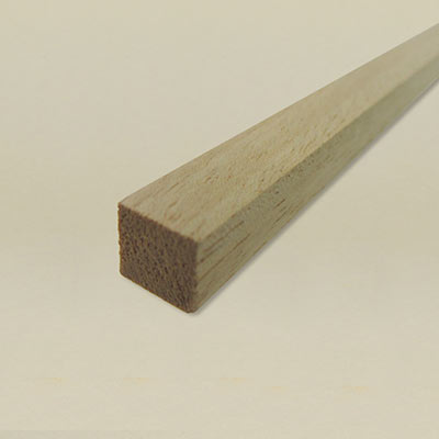 9.0mm Obeche square rod for model making