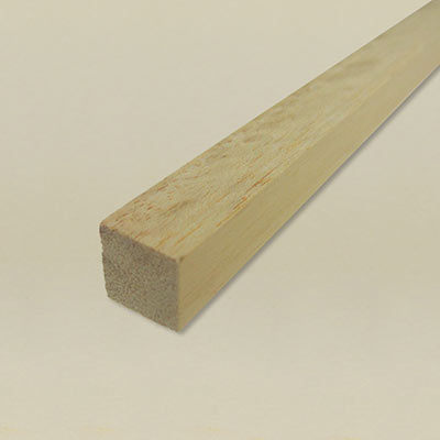 12mm Obeche square rod for model making