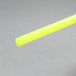Brightly coloured yellow flexible tube