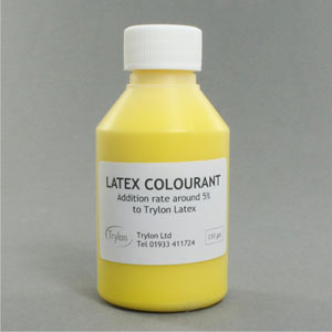 Yellow latex colourant