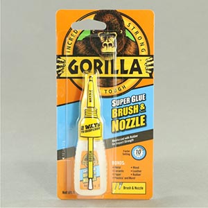 Gorilla super glue brush & nozzle