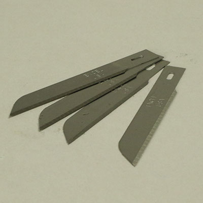 Replacement blades for the foam cutting knife