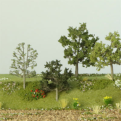 Model trees for landscape model making projects