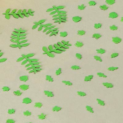 Leaf punch miniature leaves for craft & design projects