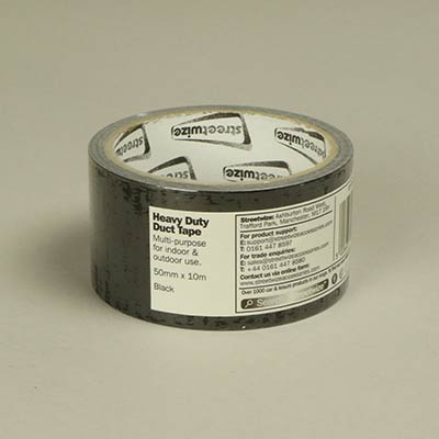 50mm black gloss duct tape