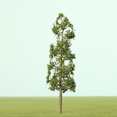 100mm medium green narrow model tree
