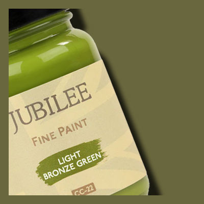 Light bronze green Jubilee acrylic paint