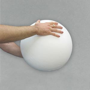 Polystyrene balls