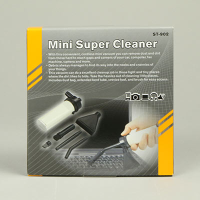 Mini vacuum cleaner to pick up dust and fluff from scale models