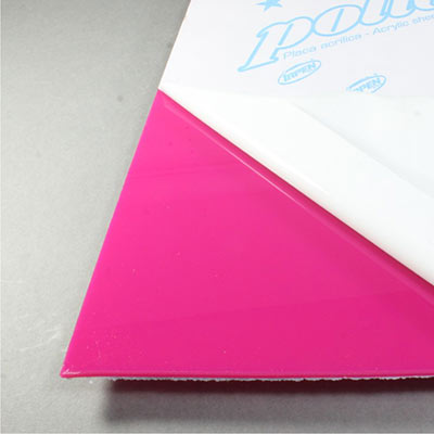 Pink acrylic sheet