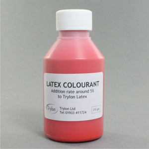 Red latex colourant