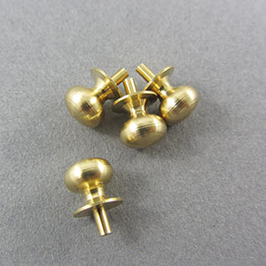 6.4mm brass knobs ideal for dollshouse projects