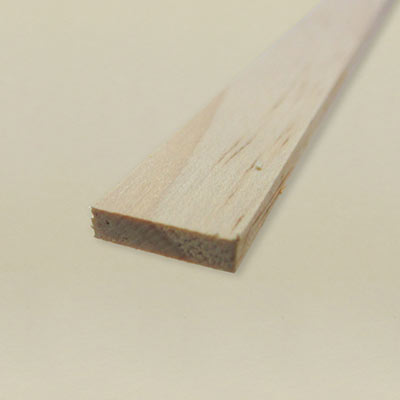 3.0 x 12.0mm Spruce rectangular rod