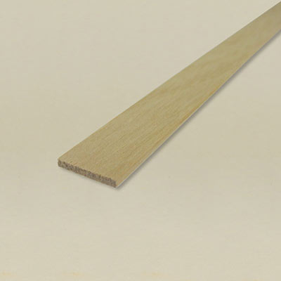 Obeche rectangular rod 1.5 x 12.0mm