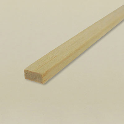 Obeche rectangular rod 3.0 x 6.0mm