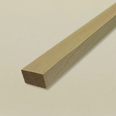 Obeche rectangular rod 5.0 x 9.0mm