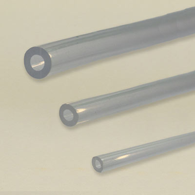 Clear acrylic round tube semi-flexible