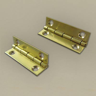 Brass hinge 12.7 × 25.4mm