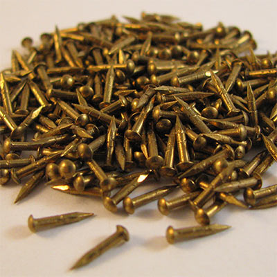 Pins, brass 6mm
