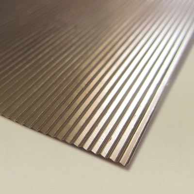 Corrugated aluminium sheet 1.5mm spacing