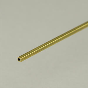 Brass square tube 2.0 × 2.0 × 1000mm