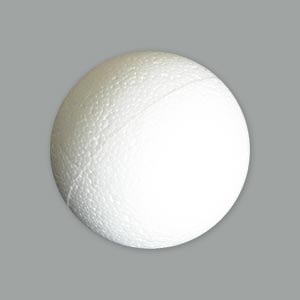 Ball, polystyrene 100mm Pk50