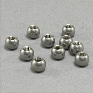 Ball stainless steel 6mm tapped Pk10