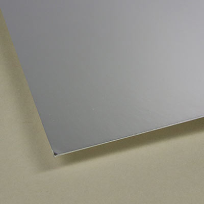 Mirror card silver 450 × 640mm Pk3