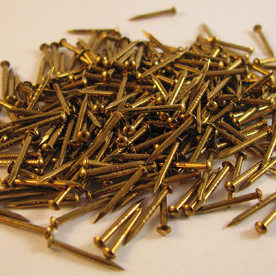 Pins, brass 9mm