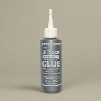 Hi-tack glue, silver 115ml