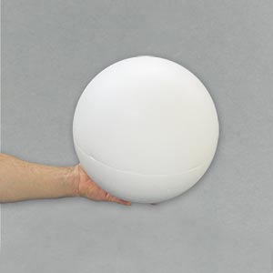 Ball, polystyrene 2-part 250mm