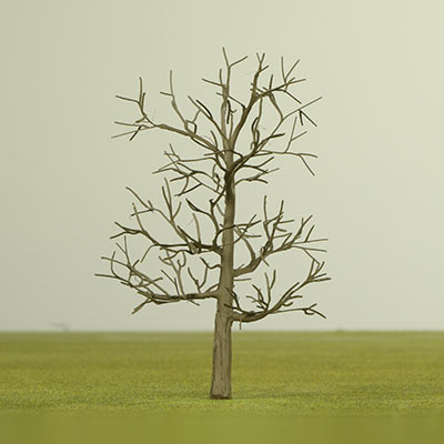 Bare branch model trees for Christmas displays