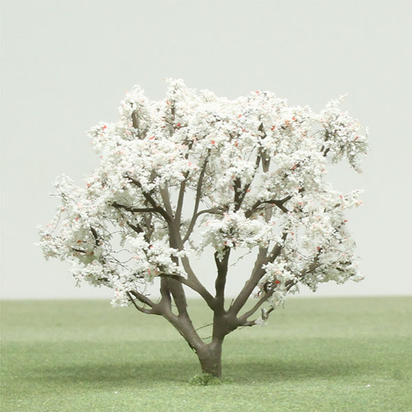 Flowering crab apple model tree