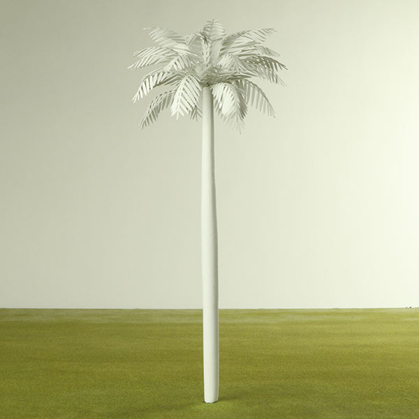 1:50 white palm tree model tree