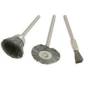 3 Piece Steel Brush Set