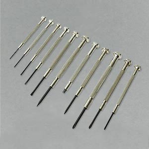 Screwdriver set for jewellers