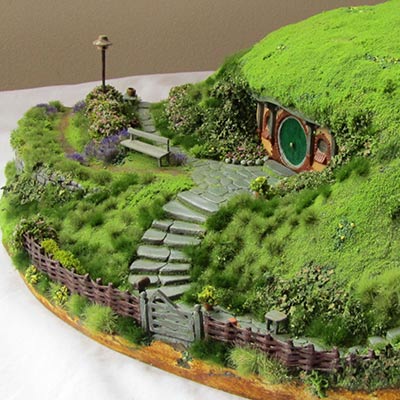 Bag End model by Russell Lane