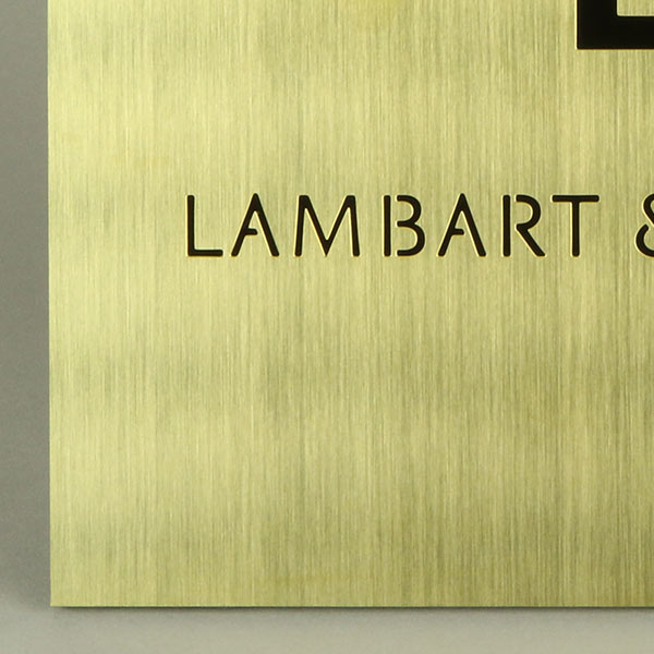 Lambert & Browne sign