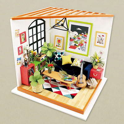 DIY Miniature House kit - Locus's Sitting Room