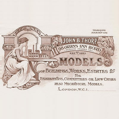 John Thorp letterhead 1910