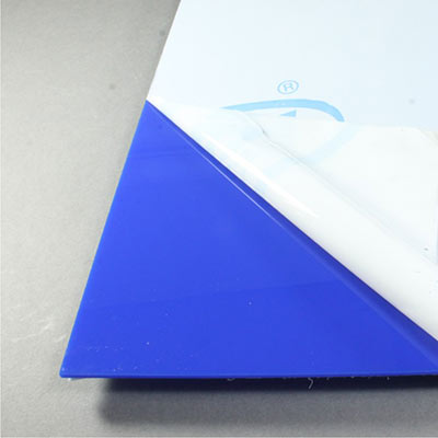 Blue acrylic sheet