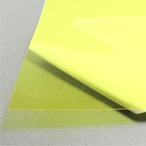 Yellow acetate sheet