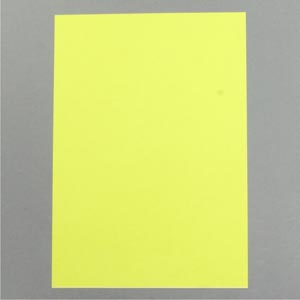 Yellow acetate sheet
