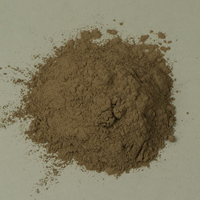 Dark brown modelling dust