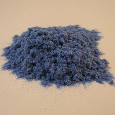 Light blue flock for model making