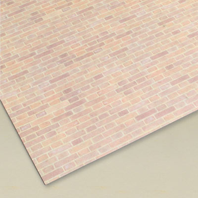 Printed brick sheet for 1:24 dollshouse / G scale projects