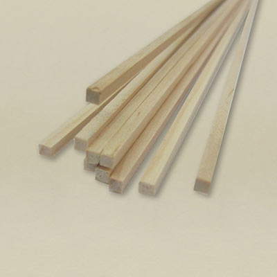 2.5mm spruce rod for model making